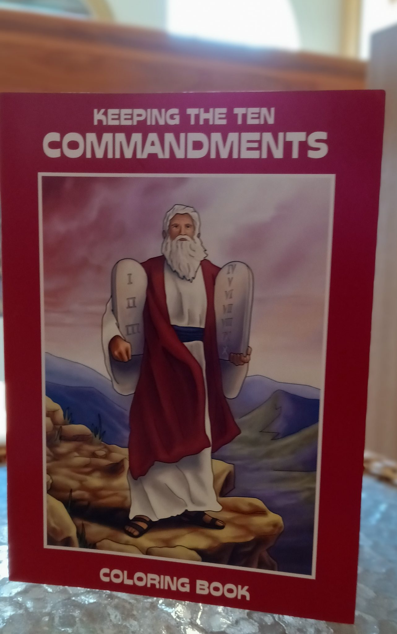 Keeping the Ten Commandments Coloring Book - Pious Union of St. Joseph