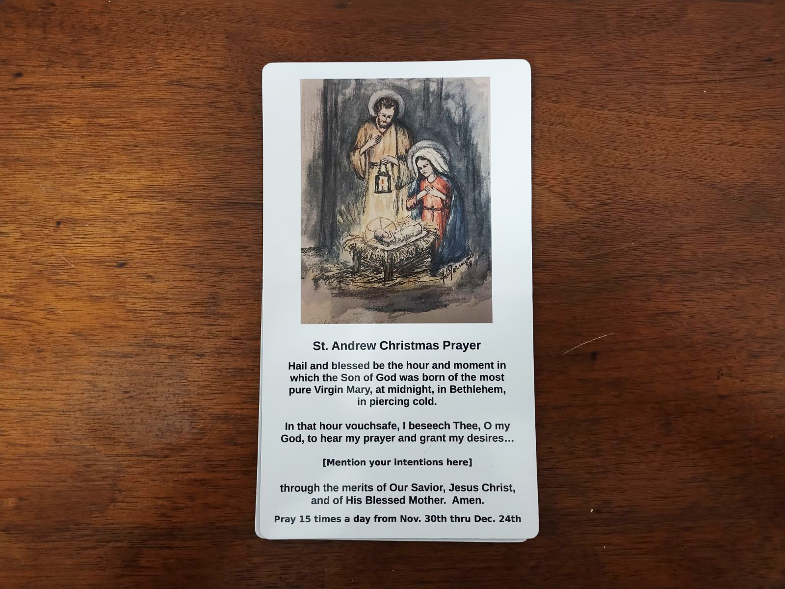 St. Andrew Novena Magnet